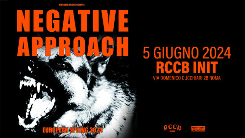 Il punk hardcore dei Negative Approach arriva a Roma