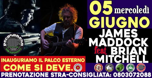 JAMES MADDOCK ft. BRIAN MITCHELL in concerto INAUGURAZIONE BIERGARTEN