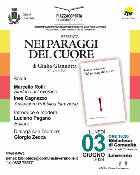 Nei paraggi del cuore di Giulia Giannotta - Presentazione