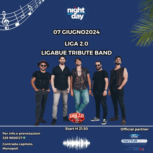 Monopoli – Liga 2.0 – Ligabue tribute band live at Night and Day