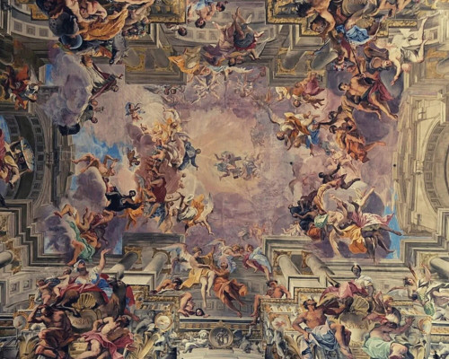Sant'Ignazio da Loyola in serale: la chiesa del 3D