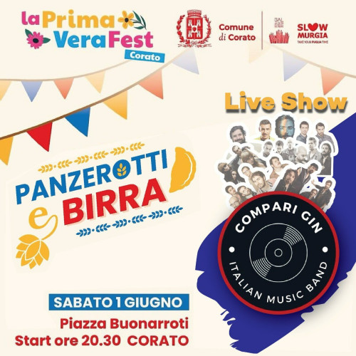 Compari Gin live Piazza Buonarroti, Corato (BA)
