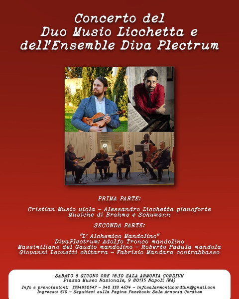 Concerto del Duo Musio Licchetta e dell'Ensemble Diva Plectrum