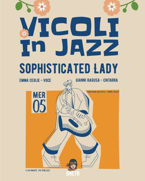 Terlizzi – VICOLI IN JAZZ Emma Ceglie & Gianni Ragusa in “Sophisticated Lady”