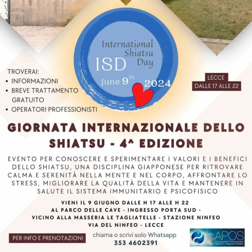 Lecce – International Shiatsu Day