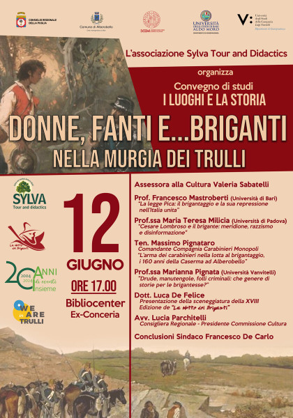Convegno "Donne, fanti e.. Briganti nella Murgia dei Trulli"