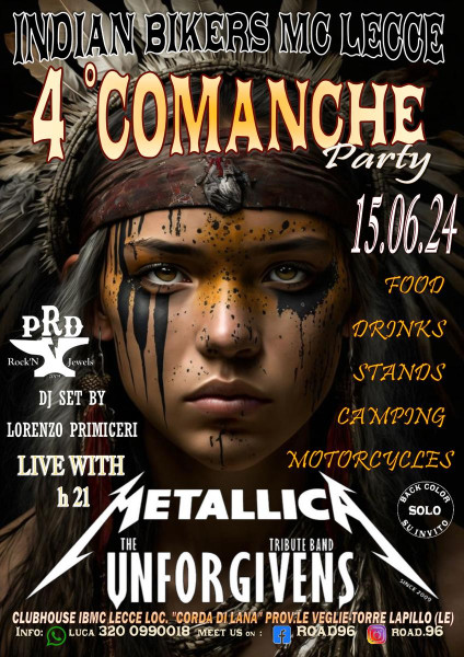 4° Comanche Party Indian Bikers MC Lecce