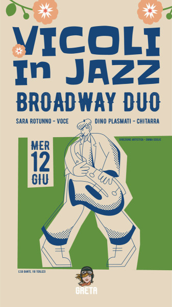 VICOLI IN JAZZ  Sara Rotunno & Dino Plasmati: “Dino Plasmati Broadway Duo”