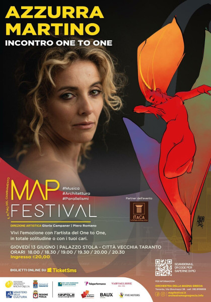 Taranto – AZZURRA MARTINO – Incontro One to One MAP FESTIVAL 2024