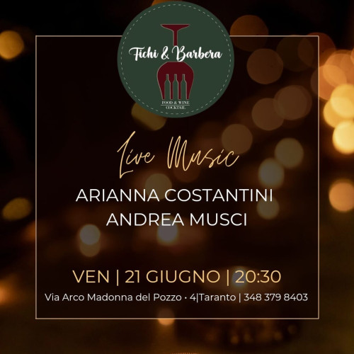 Arianna Costantini & Andrea Musci Acustic Live