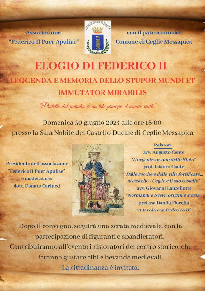 ELOGIO DI FEDERICO II