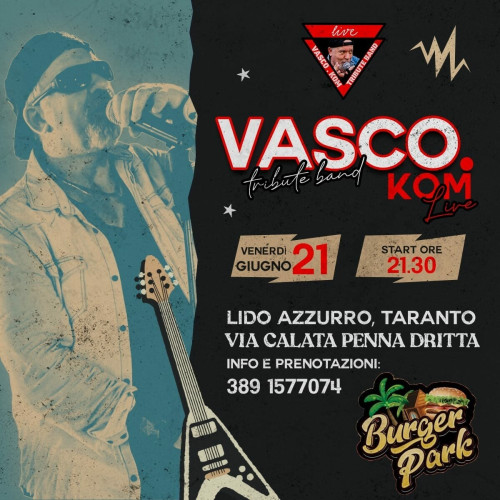Vasco.Kom live al Burger Park