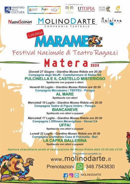Biancaneve, in scena per Marameo Lucania Festival
