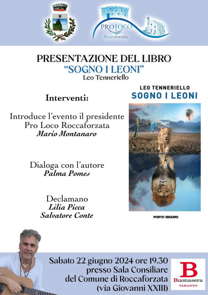 "Sogno i leoni" LEO TENNERIELLO Poesie e Prose Andando a Capo