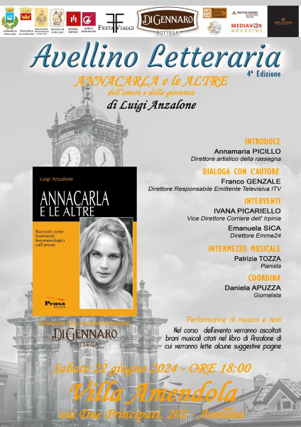 I racconti di Luigi Anzalone: Annacarla e le altre  ad Avellino Letteraria