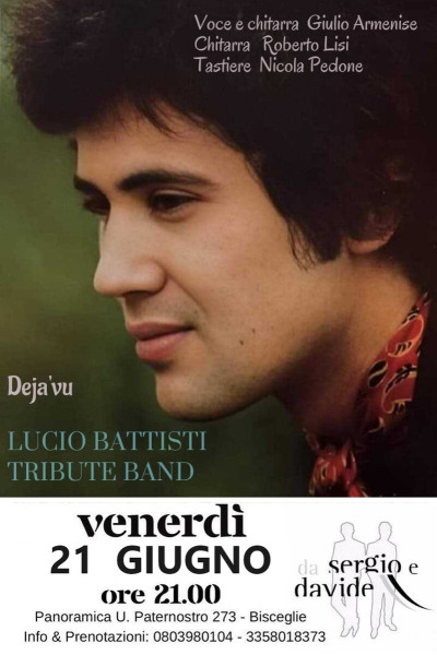 LUCIO BATTISTI Tribute Story con i DEJA VU Trio