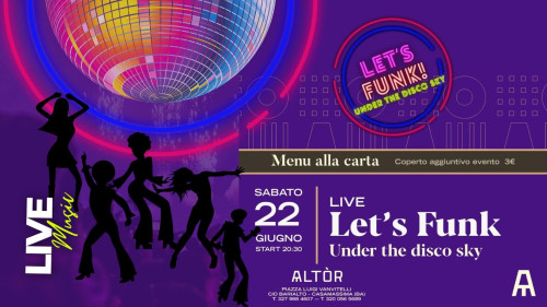 Lets funk! under the disco sky_Live