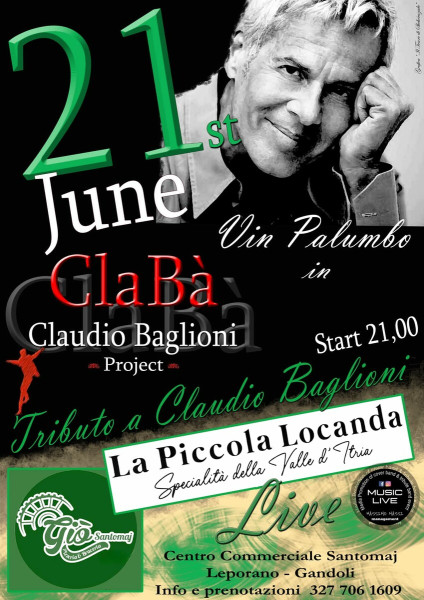 Claudio Baglioni TRIBUTE BAND claba'