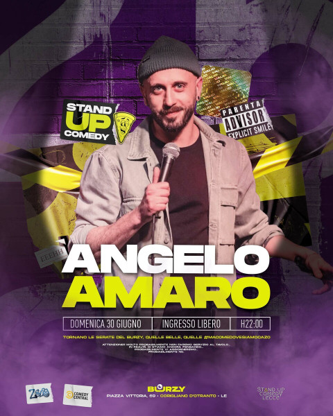 Angelo Amaro al Burzy - INGRESSO LIBERO