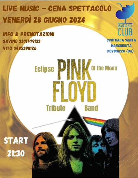 Pink Floyd Experience al Margaret Club
