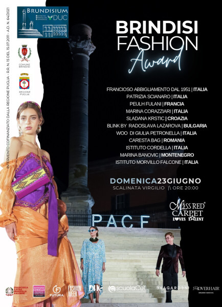 Brindisi Fashion Award, il Duc Brundisium porta la grande moda internazionale nel capoluogo brindisino