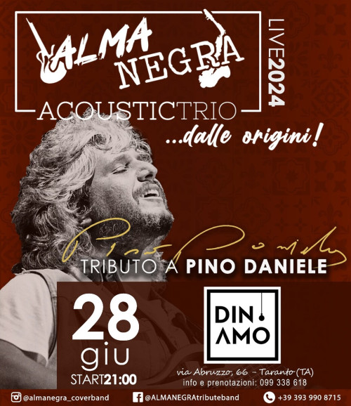 ALMANEGRA Pino Daniele Tribute Band al DINAMO