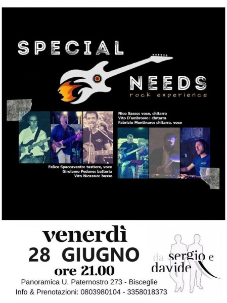 SPECIAL NEEDS Live Rock Covers