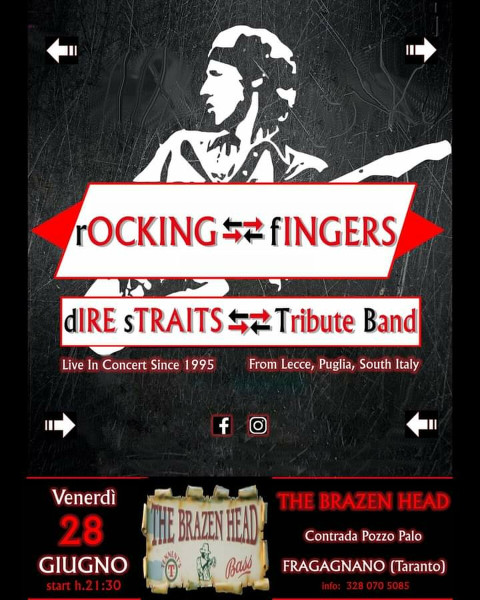 I ROCKING FINGERS AL BRAZEN HEAD DI FRAGAGNANO