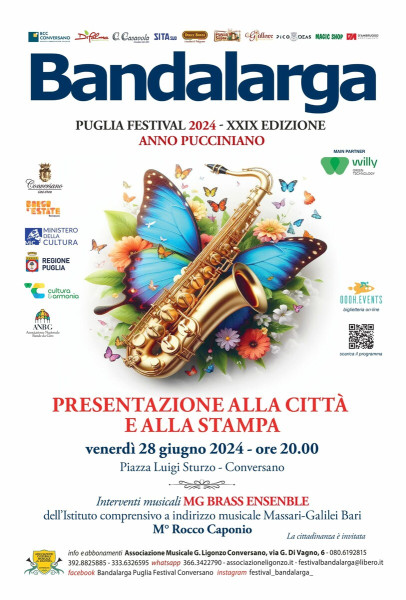 Presentazione Bandalarga Puglia Festival 2024