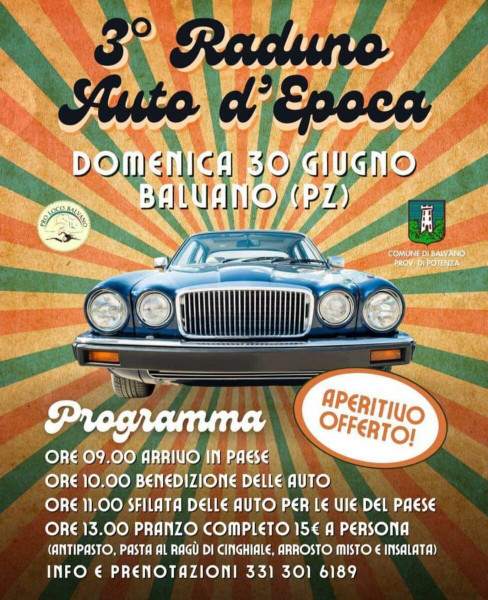 Terzo Raduno Auto d'Epoca
