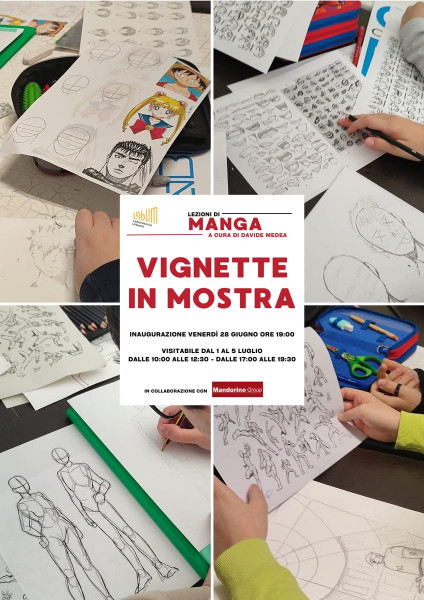 LEZIONI DI MANGA - VIGNETTE IN MOSTRA