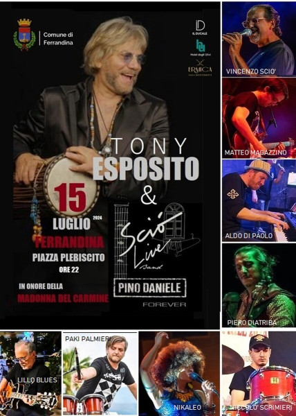 Sciò Live Band Pino Daniele Forever & Tony Esposito in concerto