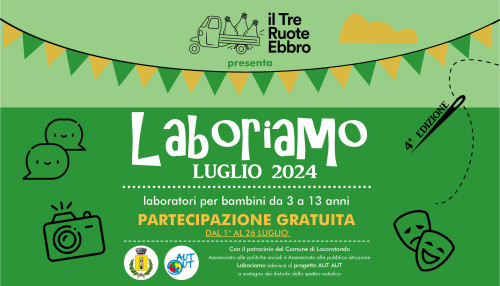 LABORIAMO 2024 - Laboratori gratuiti per bambini e ragazzi