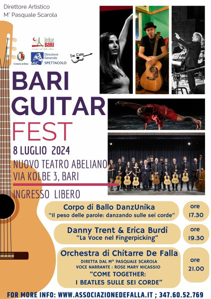 Orchestra di Chitarre De Falla per il Bari Guitar Fest