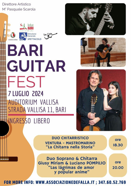 Il Duo Pompilio per il Bari Guitar Fest