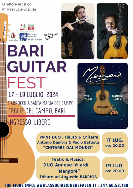 Bari – Paint Duo : Chitarre dal Mondo