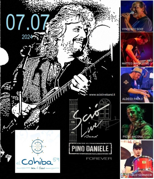 Sciò Live Band Pino Daniele Forever in concerto