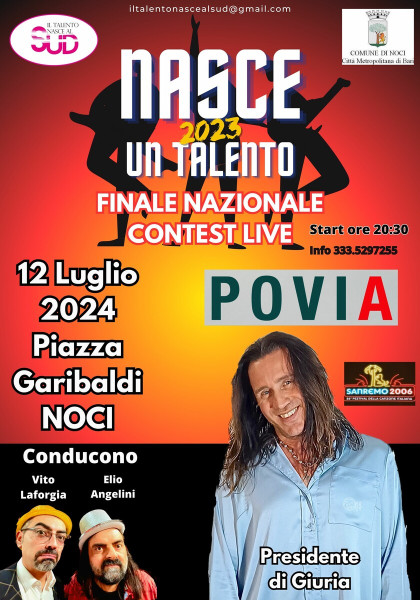 NASCE UN TALENTO contest live Finale Nazionale