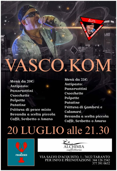VASCO.KOM live in concerto