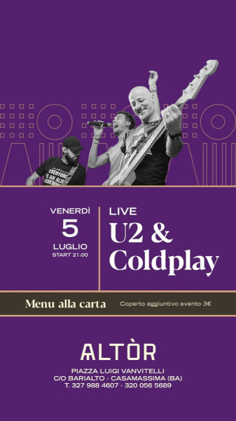 U2 & Coldplay Night by Broken Frames