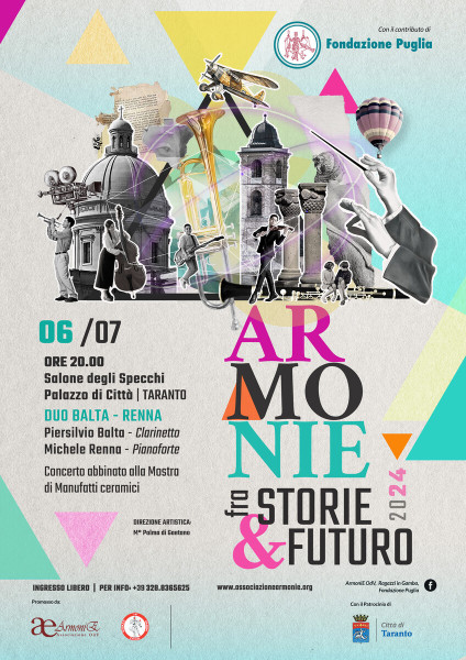Duo BALTA - RENNA  e Mostra Ceramica in ArmoniE fra Storie e Futuro