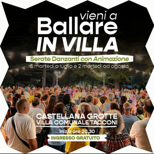 Vieni a Ballare in Villa 2024