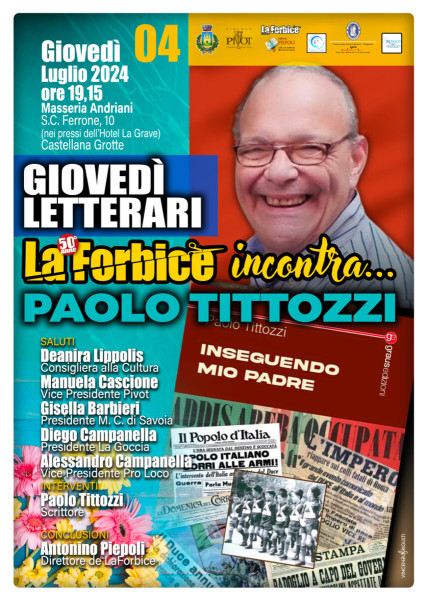 Paolo Tittozzi presenta INSEGUENDO MIO PADRE