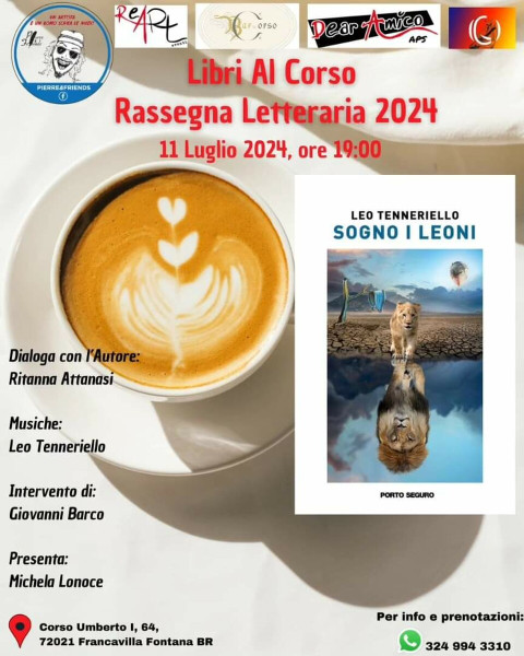 "Sogno i leoni" LEO TENNERIELLO Poesie e Prose Andando a Capo