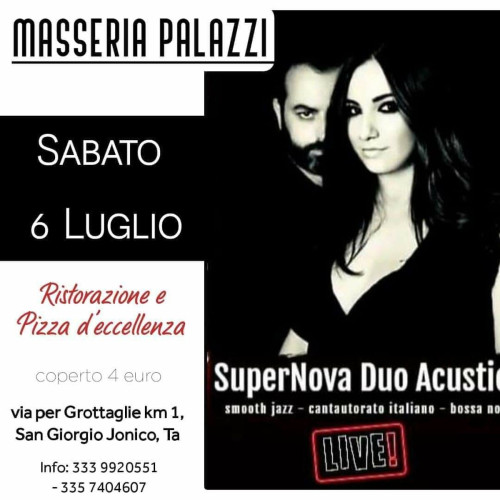 SuperNova Duo Acustico Live Masseria PALAZZI