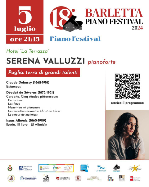 Serena Valluzzi per "Barletta Piano Festival"