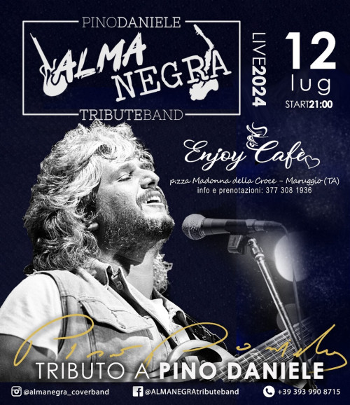 ALMANEGRA Pino Daniele Tribute Band al ENJOY CAFE'
