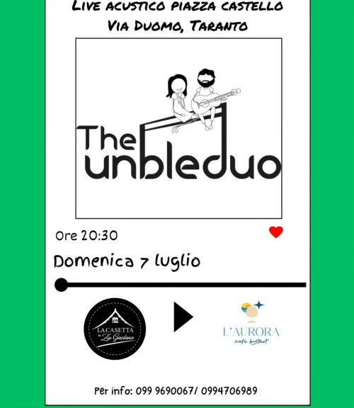 THE UNBLE DUO - Live Acustico