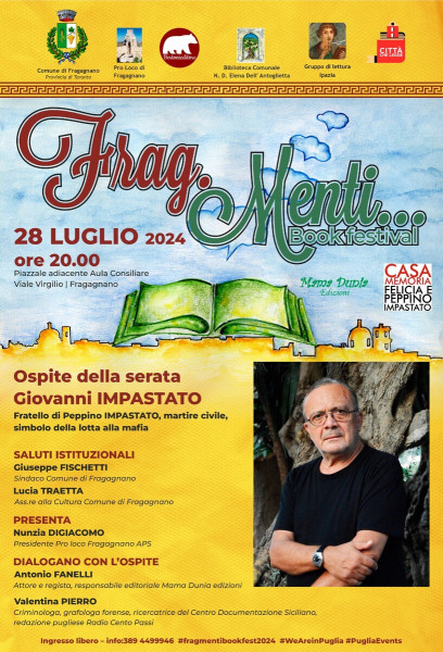 Frag.Menti Book Festival - Incontro con Giovanni Impastato