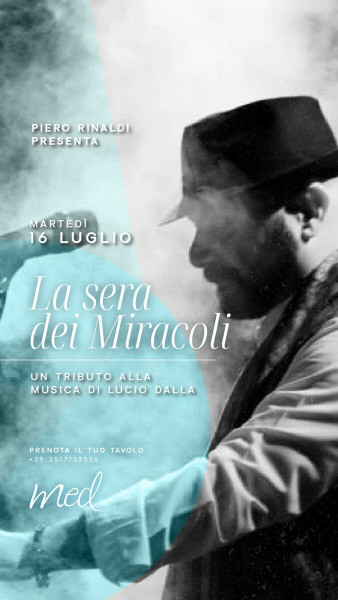 LA SERA DEI MIRACOLI - Tributo a Lucio Dalla